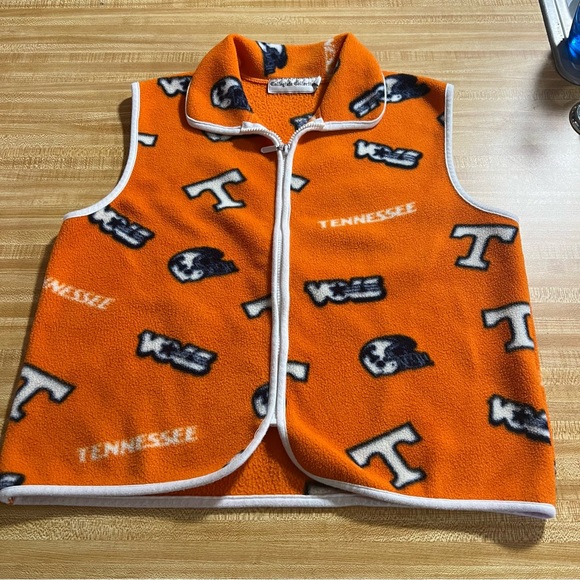 VTG Tennessee Volunteers VOLS Zip Up Orange Vest - Picture 1 of 4